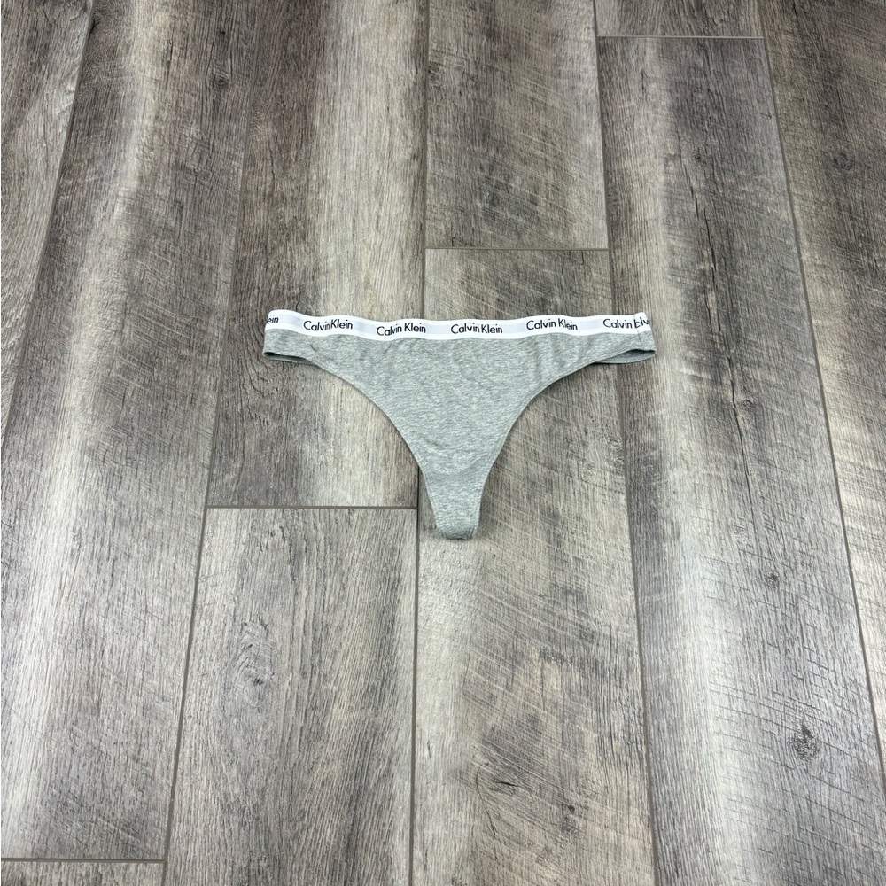 Calvin Klein Grey Logo Thong‎